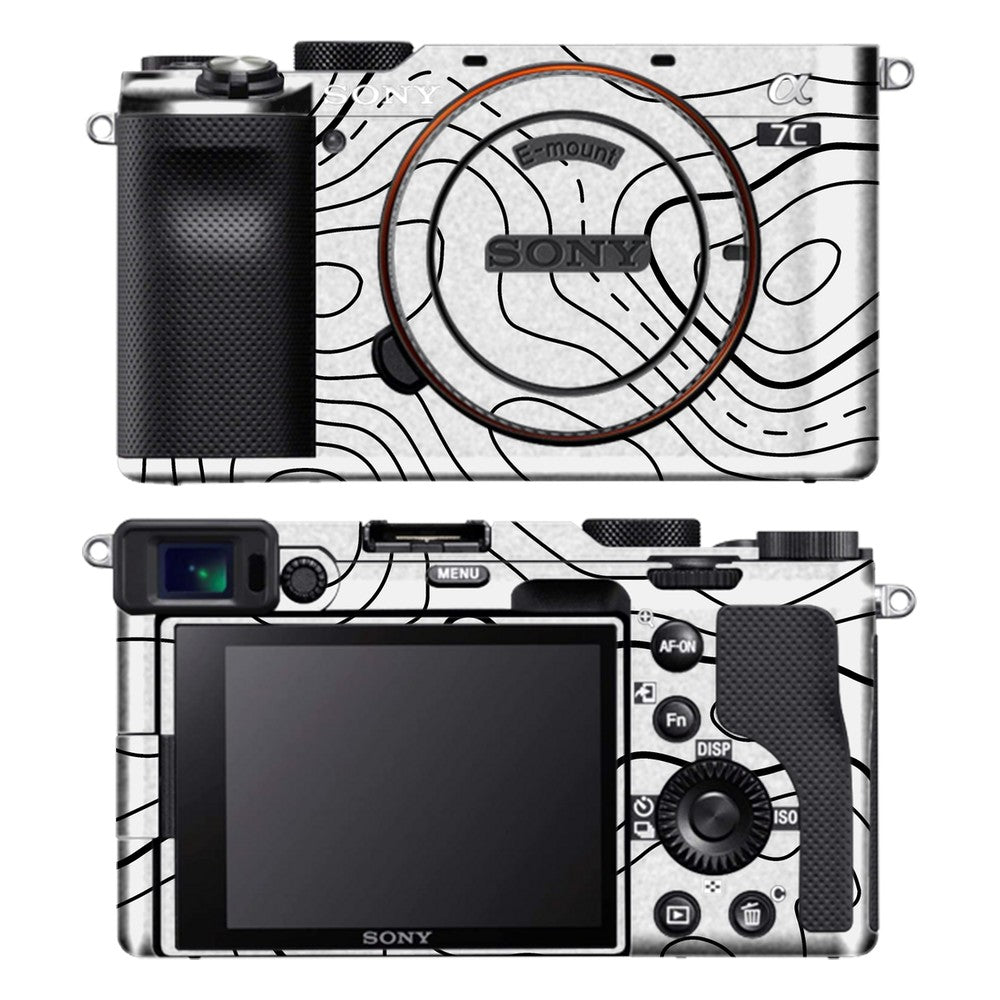 Sony A7C camera skin - Damascus White