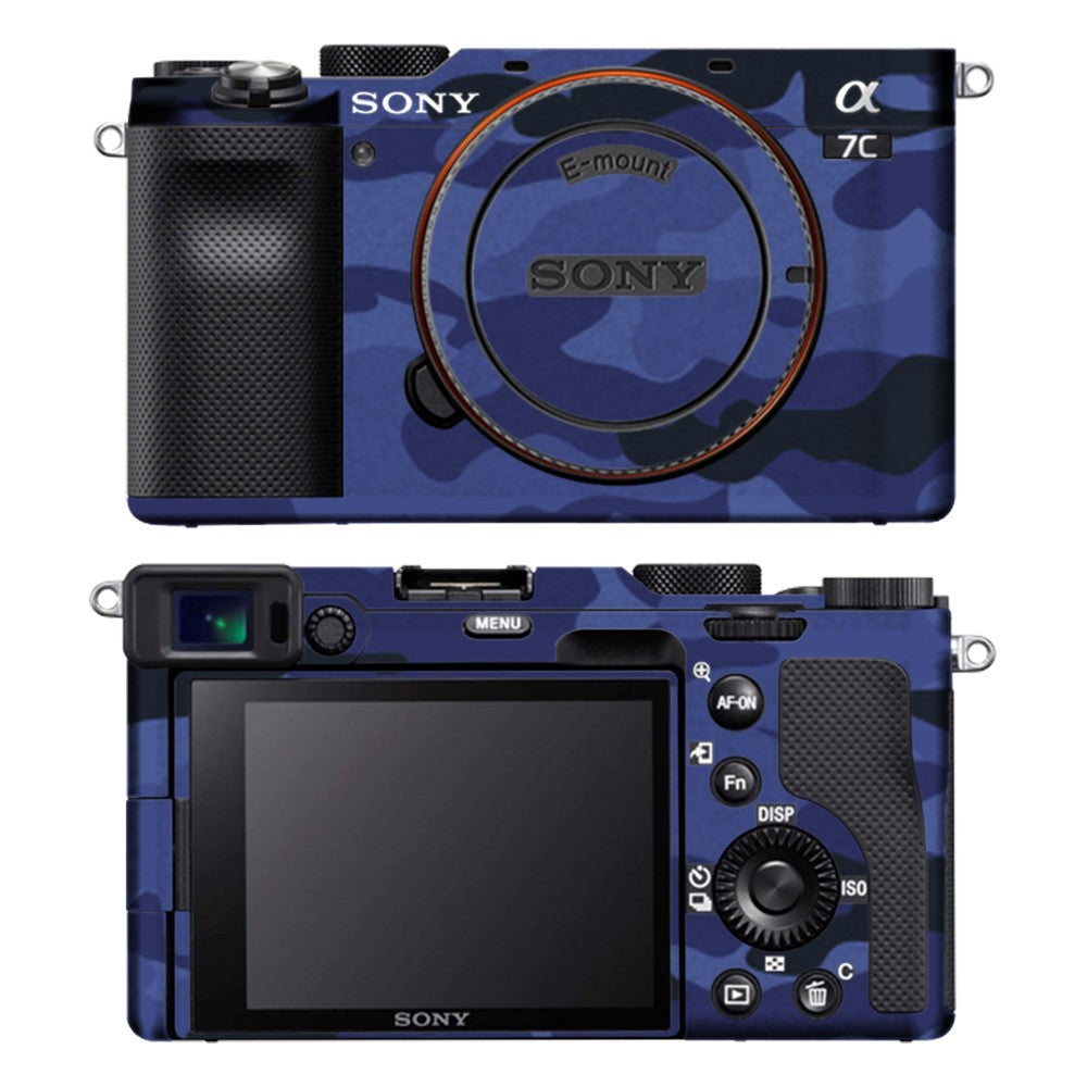 Sony A7C camera skin - Dark Blue Camo