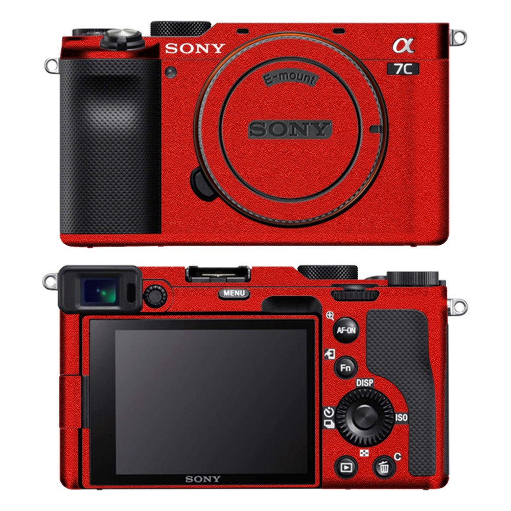 Sony A7C camera skin - Matte Red