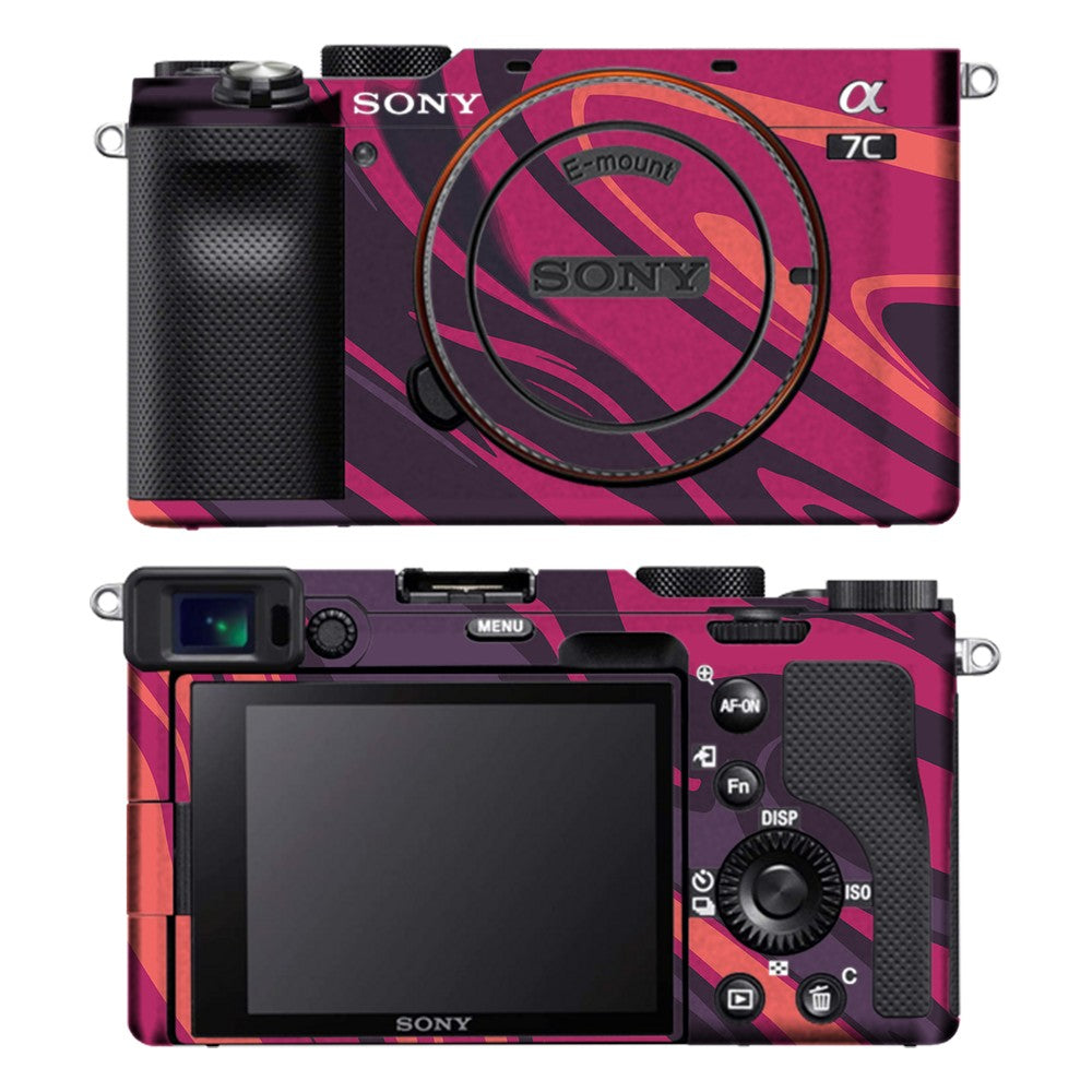 Sony A7C camera skin - Poseidon Red