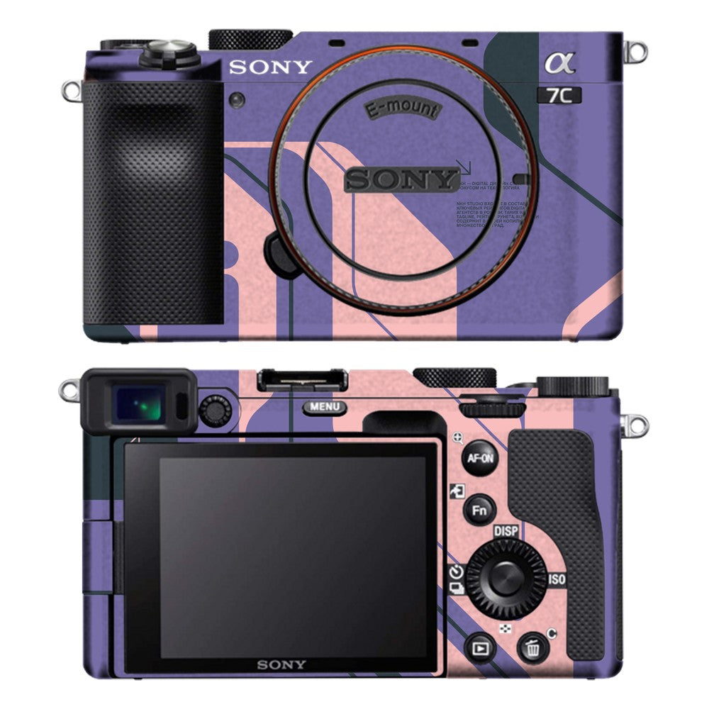 Sony A7C camera skin - Purple Cyberpunk