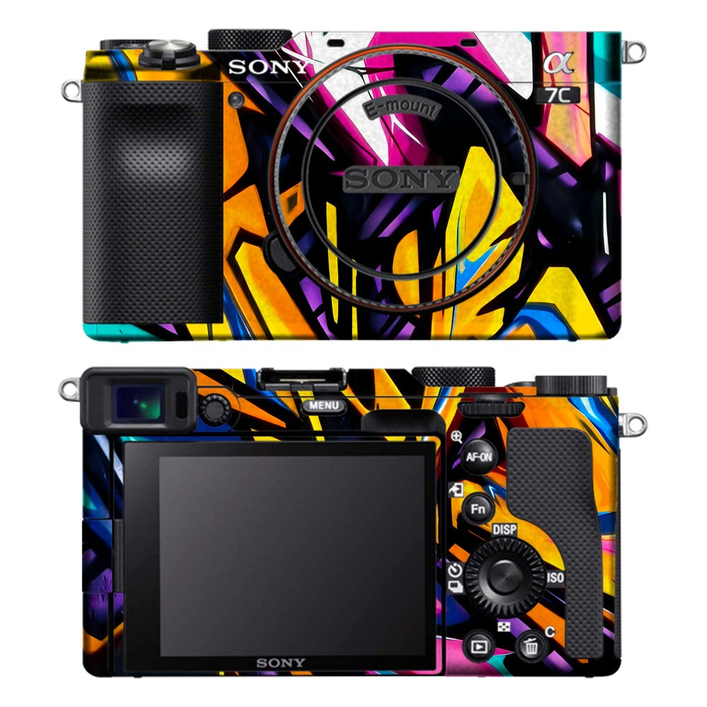 Sony A7C camera skin - Urban Graffiti
