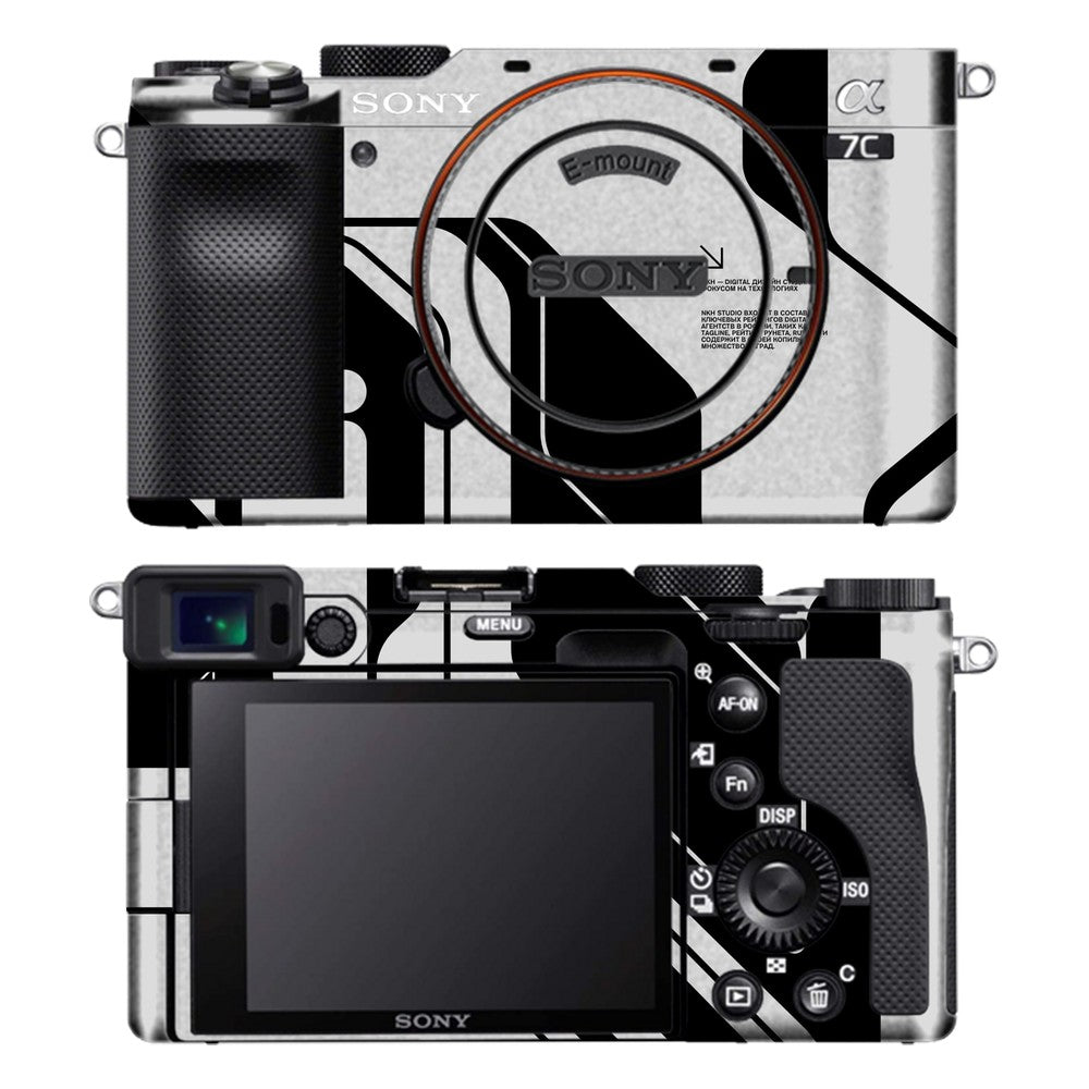 Sony A7C camera skin - White Cyberpunk