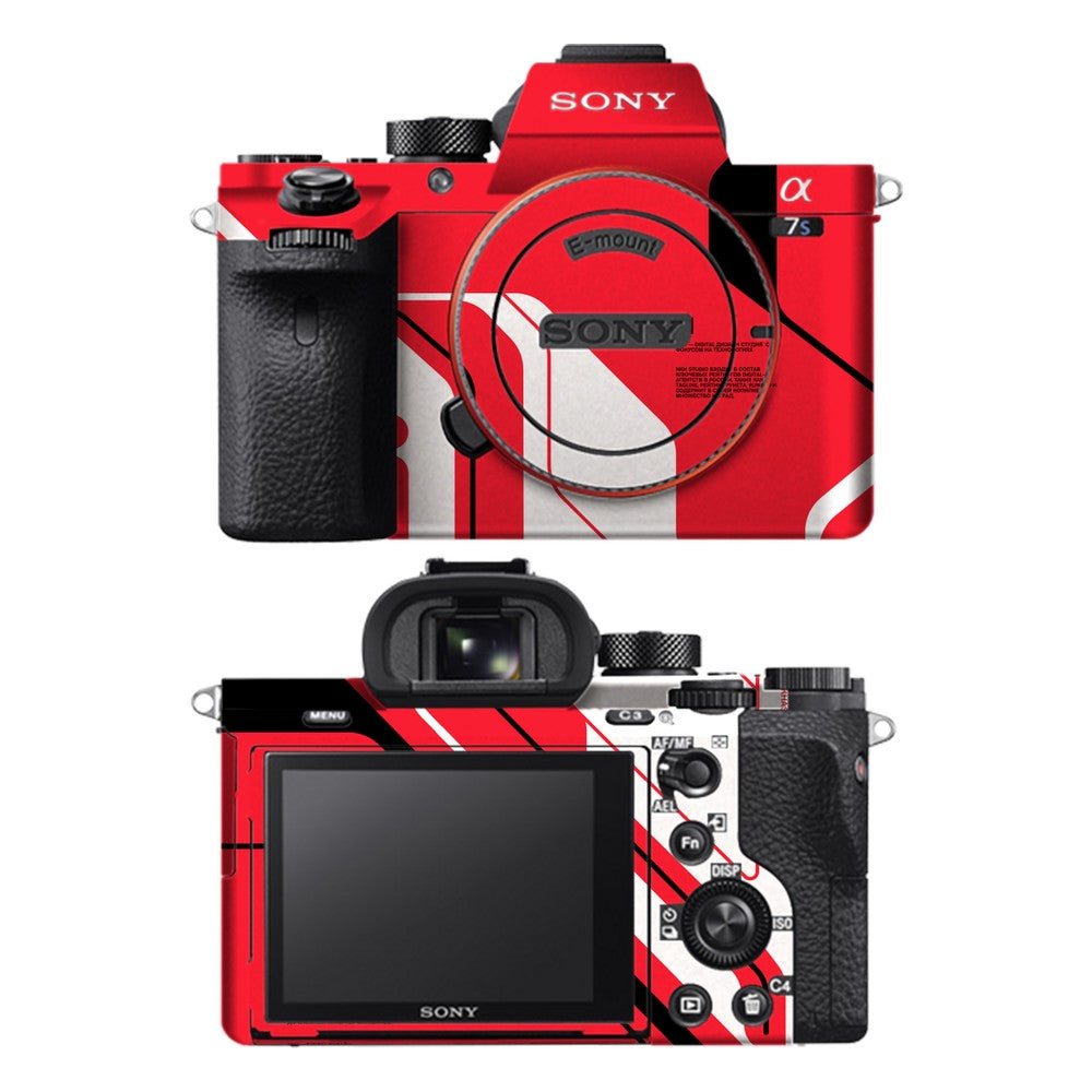 Sony A7S II camera skin - Cyber Red