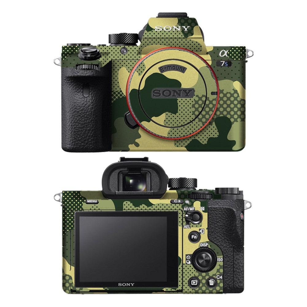 Sony A7S II camera skin - Military Green Camo