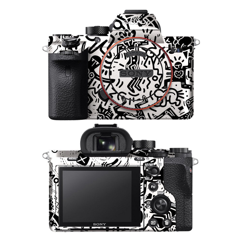 Sony A7S II camera skin - Monochromatic Psycho