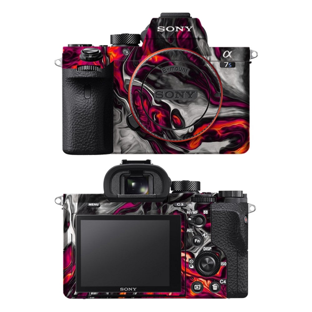 Sony A7S II camera skin - Red Hot Lava