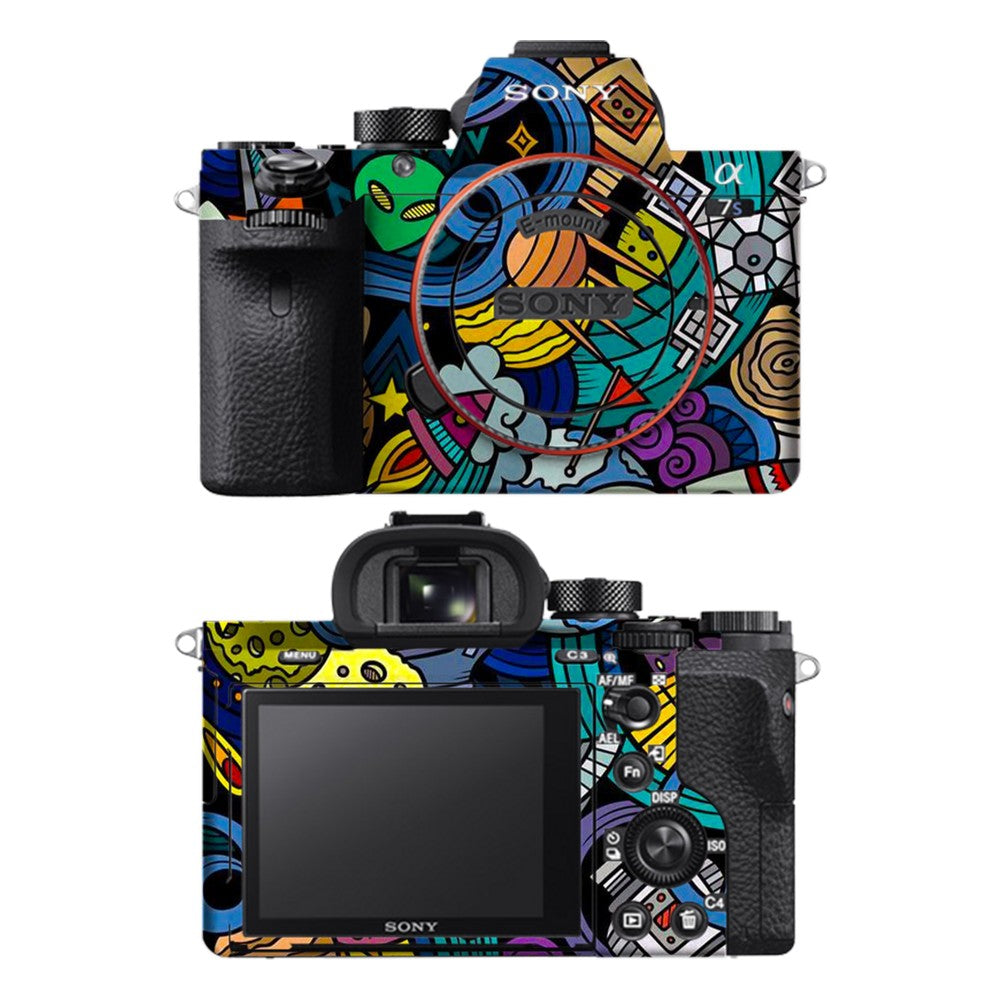 Sony A7S II camera skin - Space Doodle