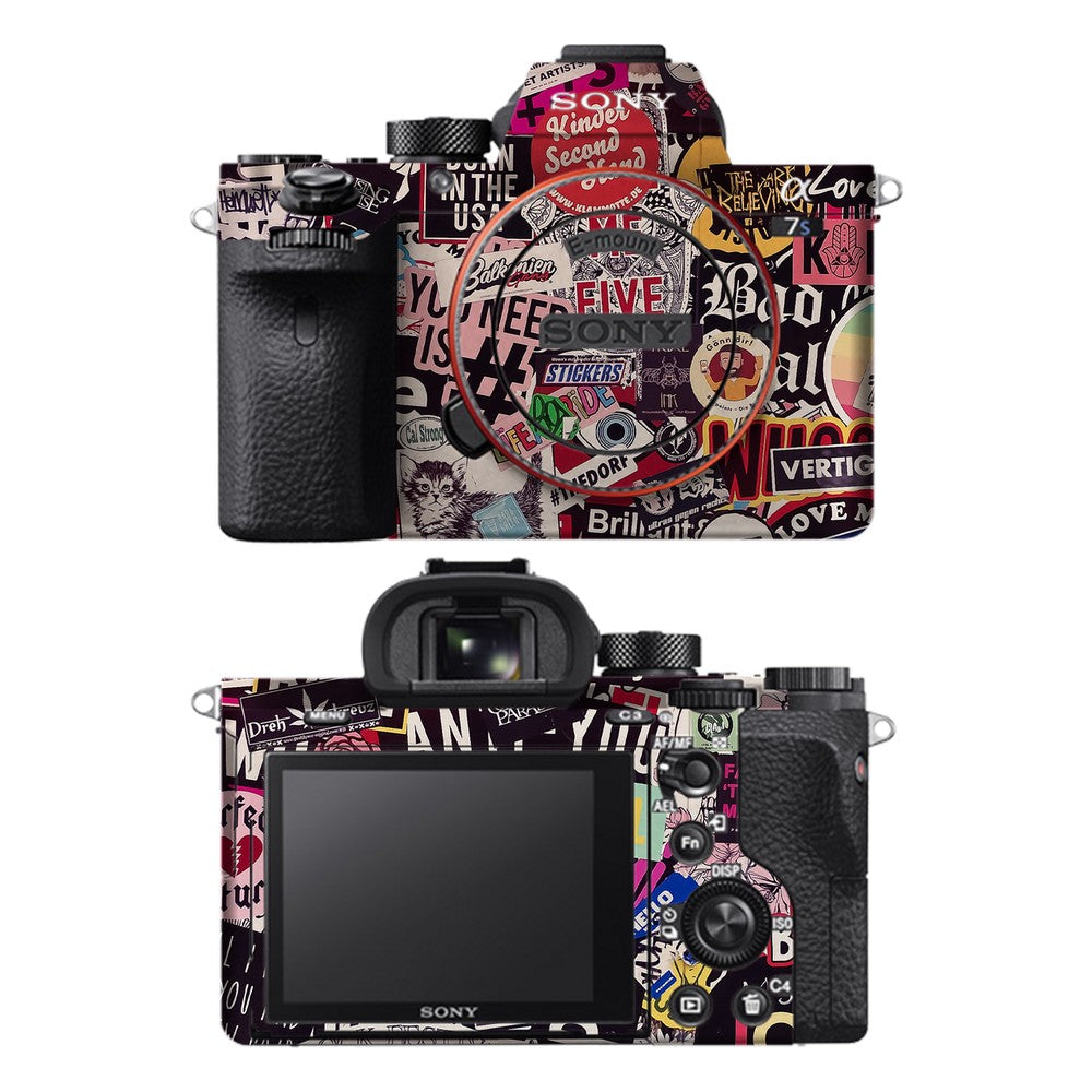 Sony A7S II camera skin - Sticker Doodle
