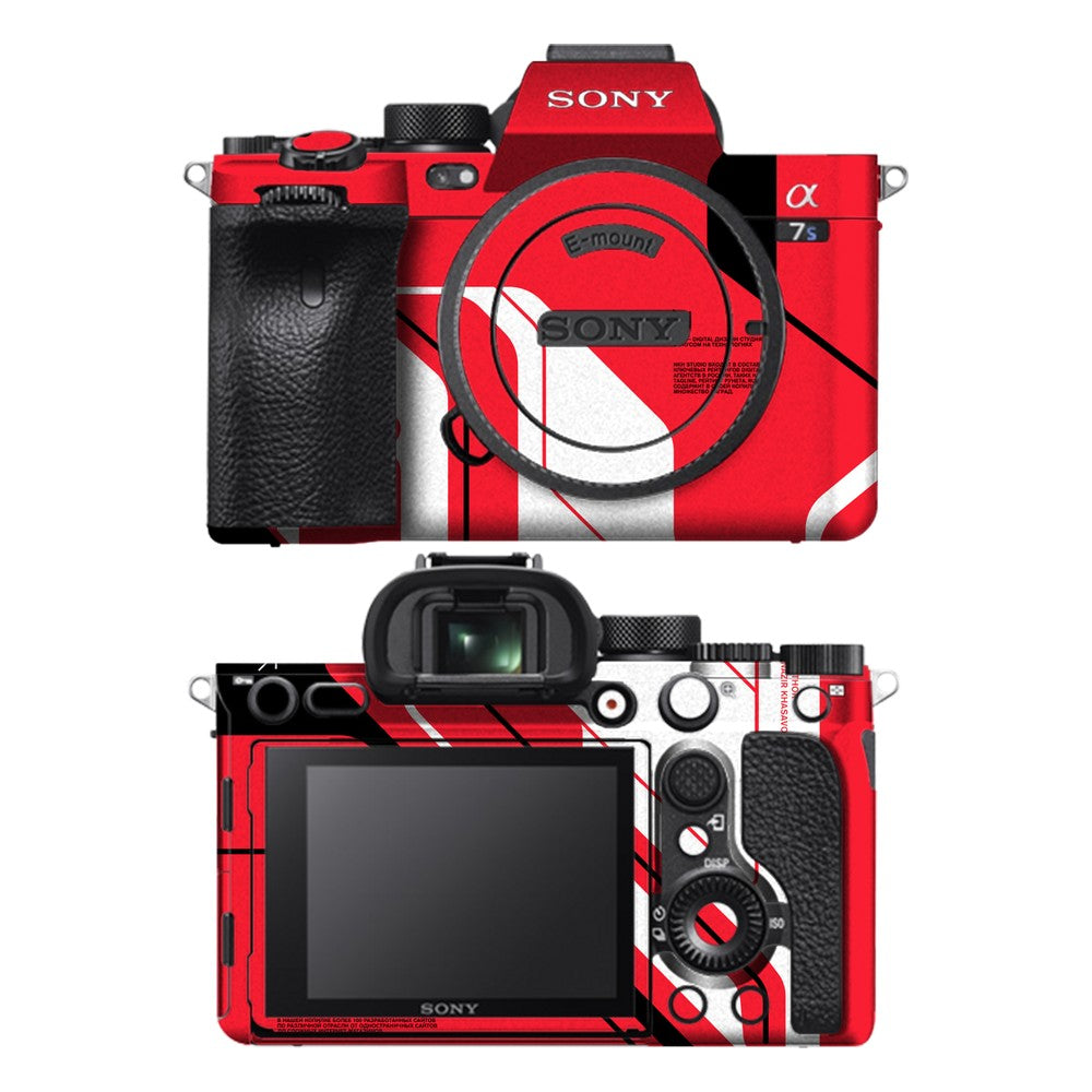 Sony A7S III camera skin - Cyber Red
