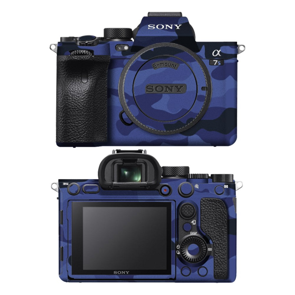 Sony A7S III camera skin - Dark Blue Camo