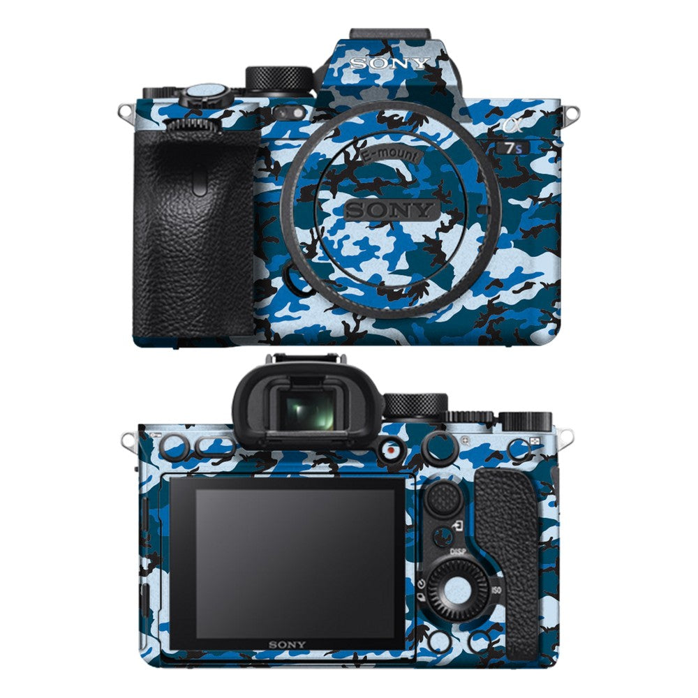 Sony A7S III camera skin - Digital Blue Camo