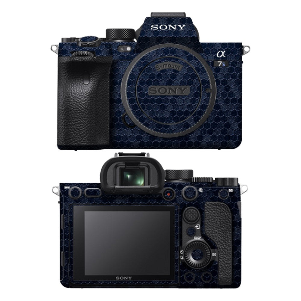 Sony A7S III camera skin - Honeycomb Blue