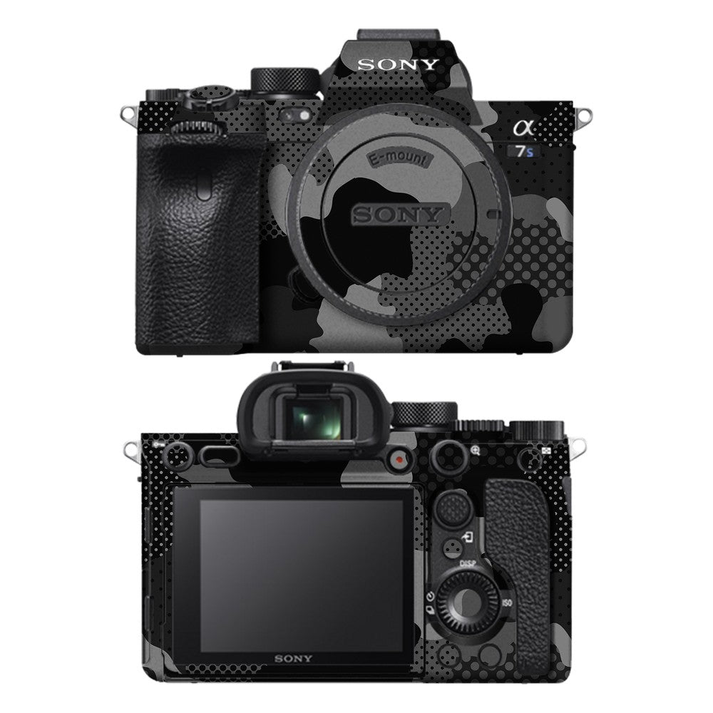 Sony A7S III camera skin - Military Black Camo