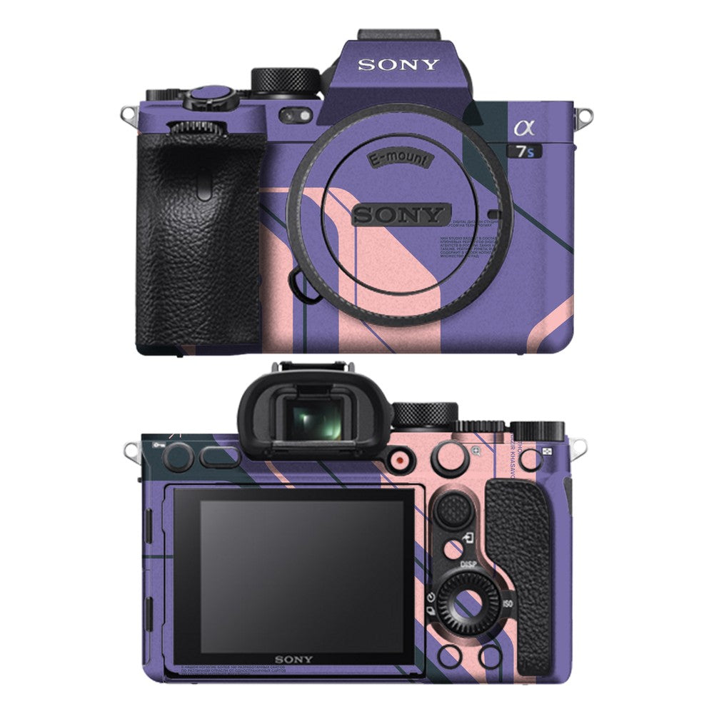 Sony A7S III camera skin - Purple Cyberpunk