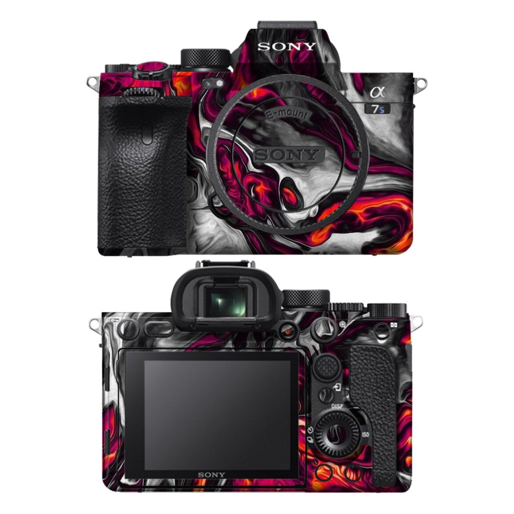 Sony A7S III camera skin - Red Hot Lava