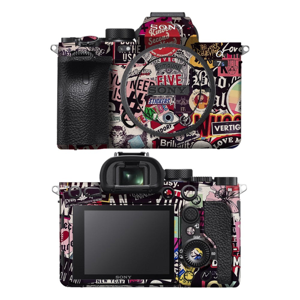Sony A7S III camera skin - Sticker Doodle