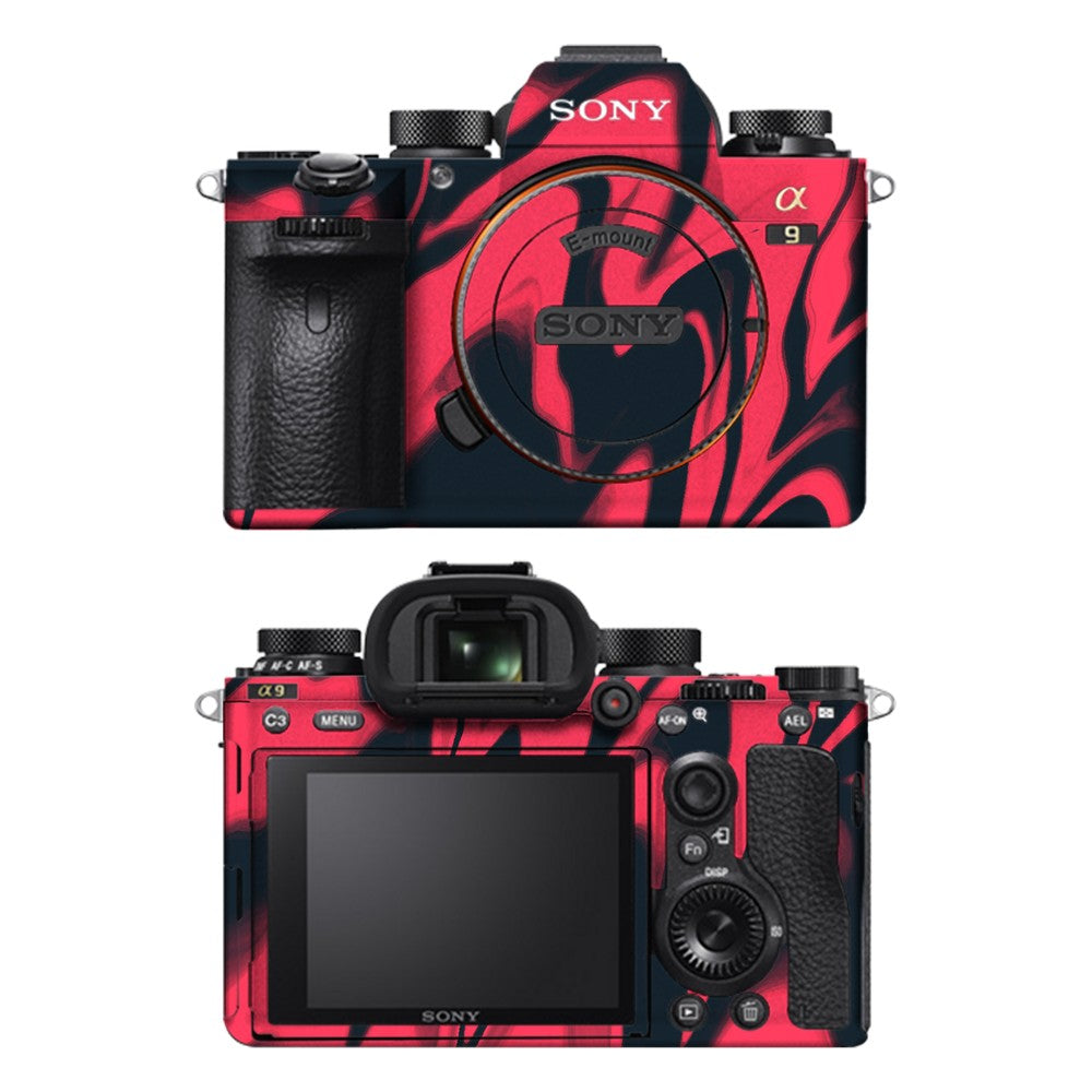 Sony A9 camera skin - Ares Red
