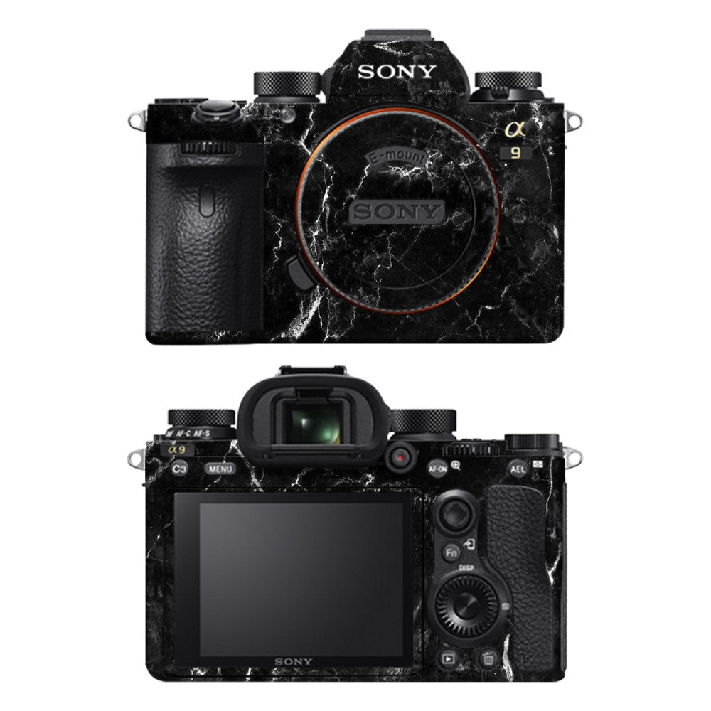 Sony A9 camera skin - Black Marble