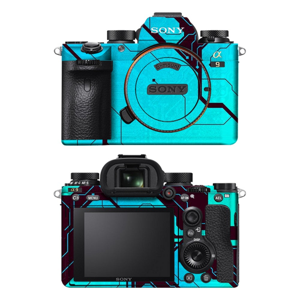 Sony A9 camera skin - Blue Board