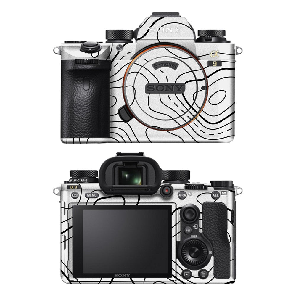 Sony A9 camera skin - Damascus White