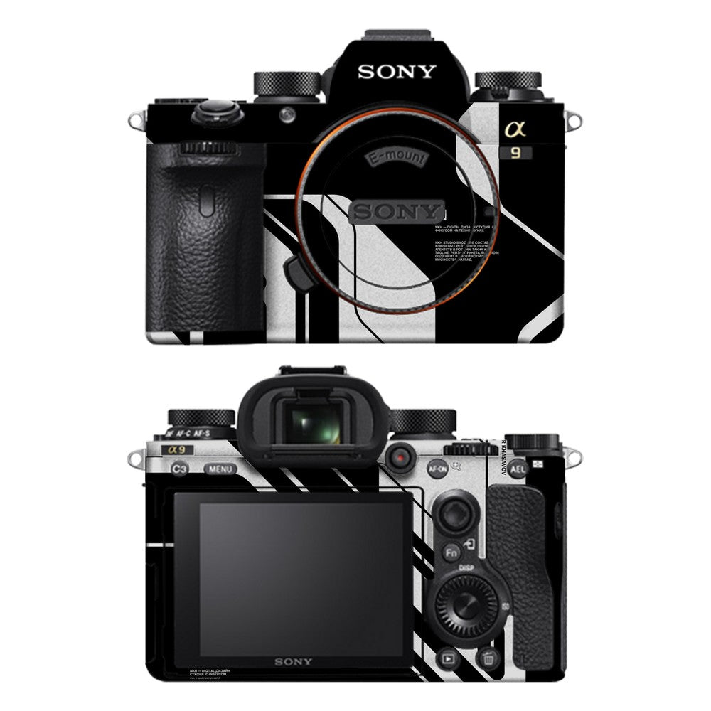 Sony A9 camera skin - Dead Black