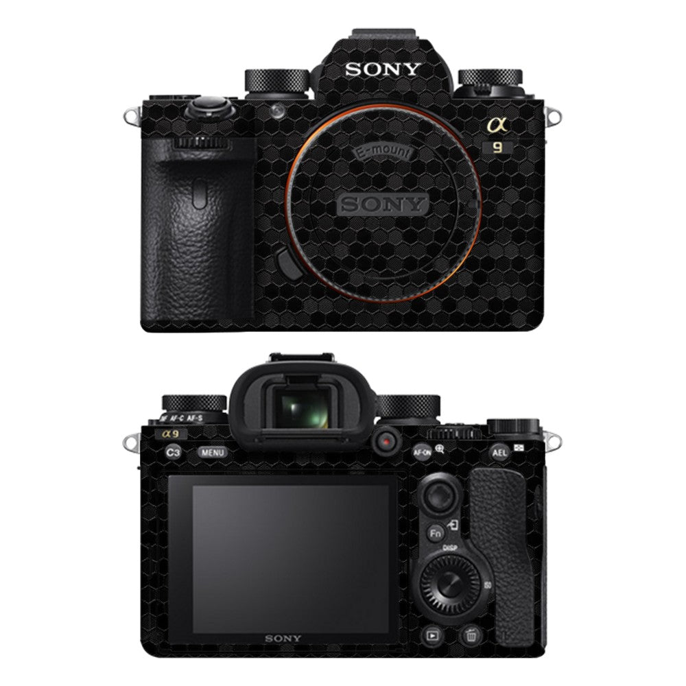 Sony A9 camera skin - Honeycomb Black