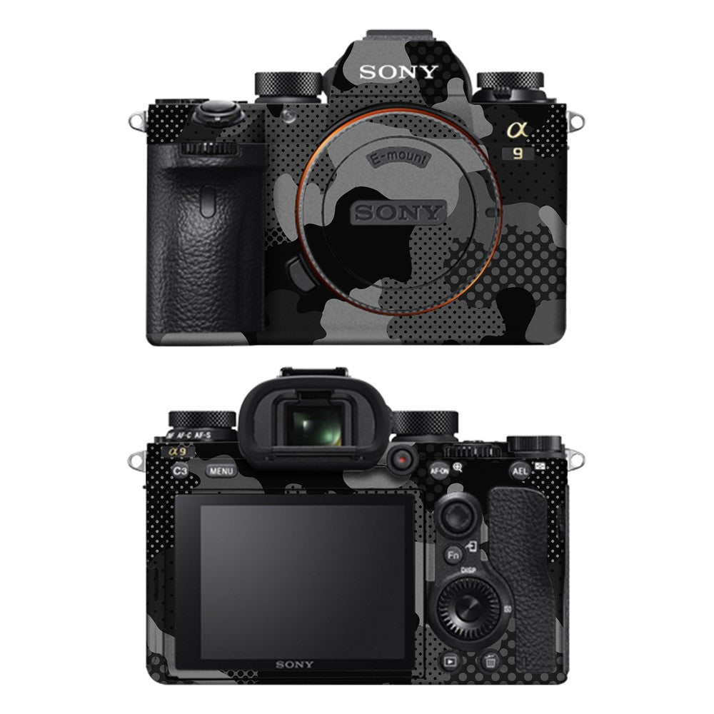 Sony A9 camera skin - Military Black Camo