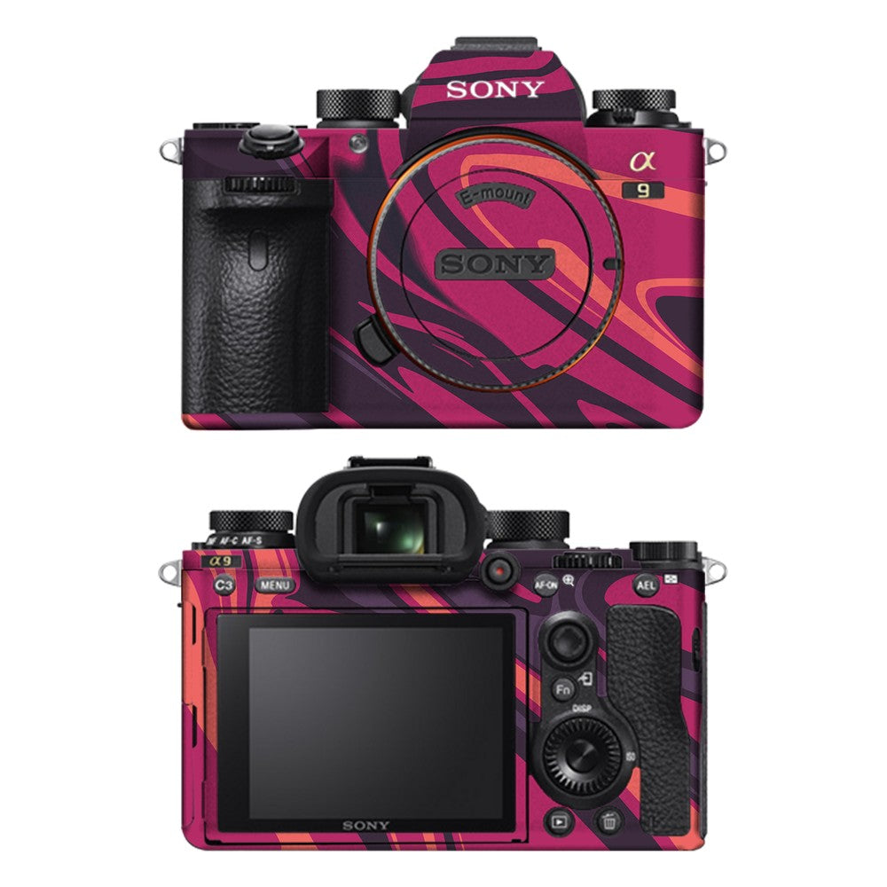 Sony A9 camera skin - Poseidon Red