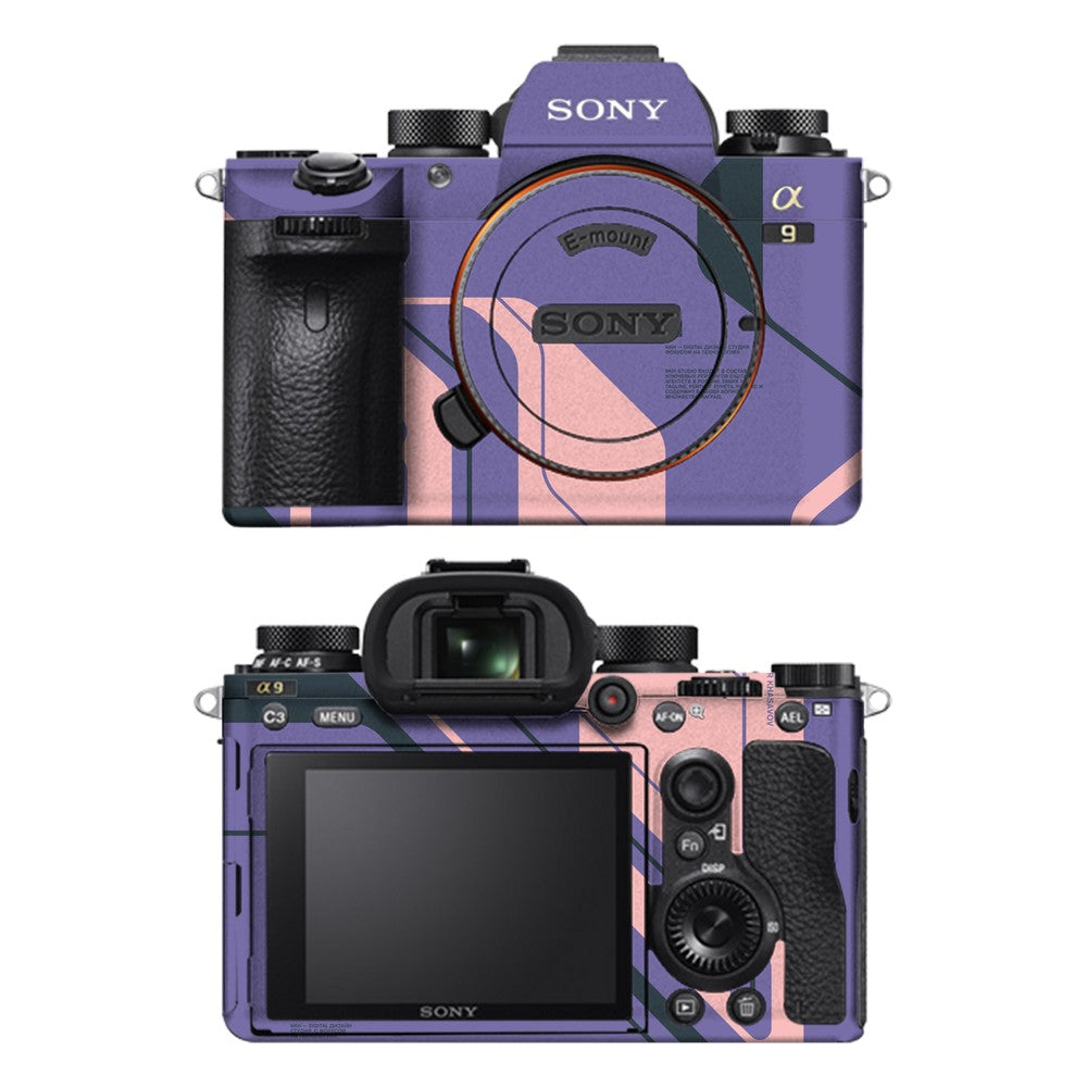 Sony A9 camera skin - Purple Cyberpunk