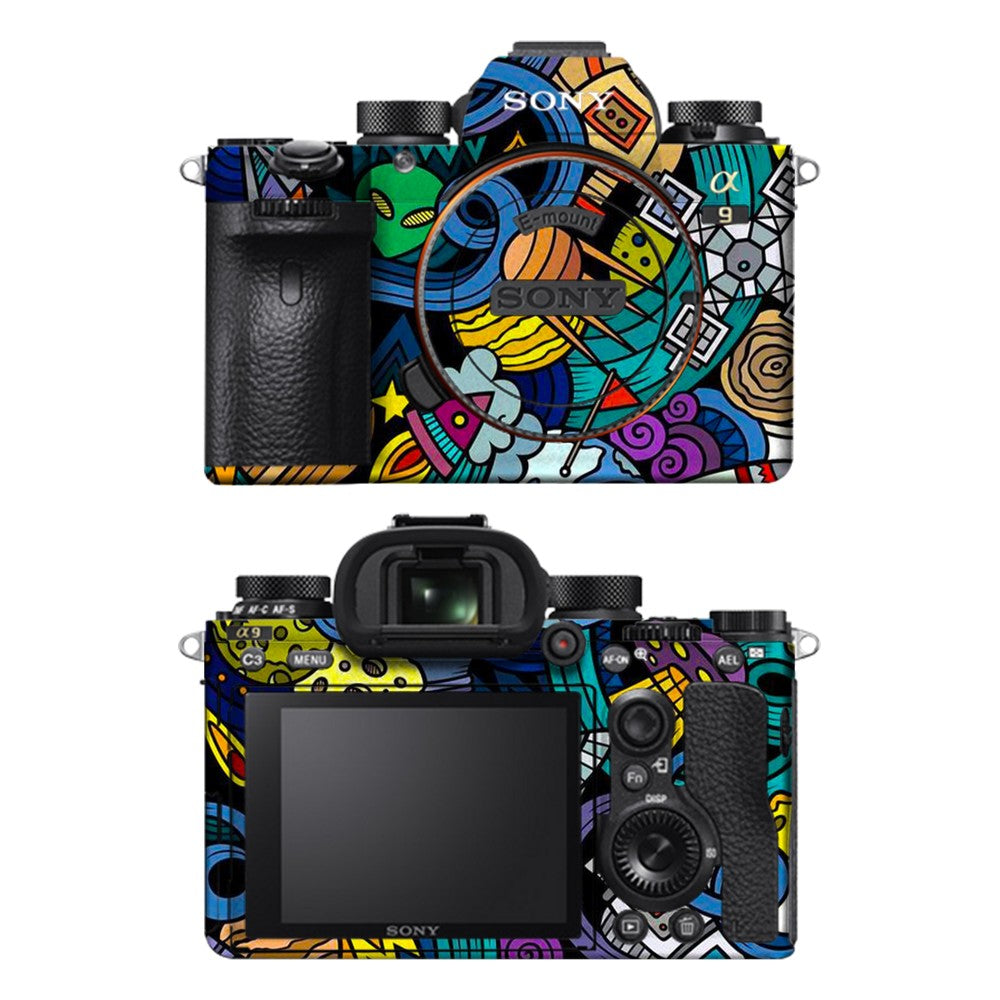 Sony A9 camera skin - Space Doodle