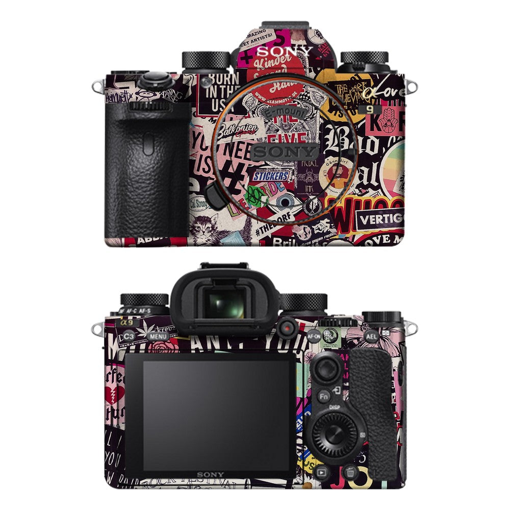 Sony A9 camera skin - Sticker Doodle