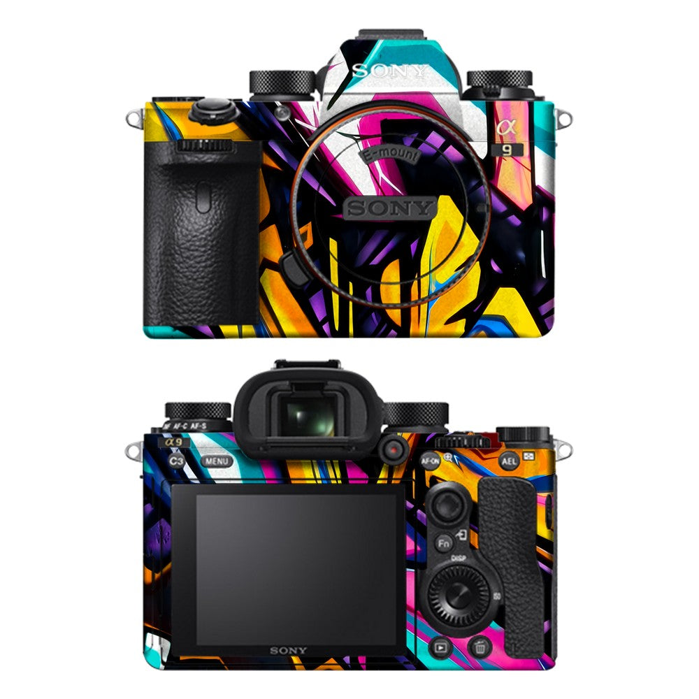 Sony A9 camera skin - Urban Graffiti