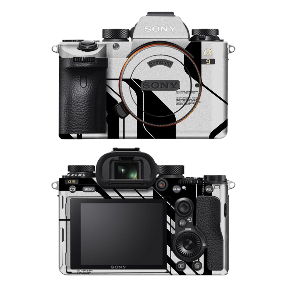 Sony A9 camera skin - White Cyberpunk