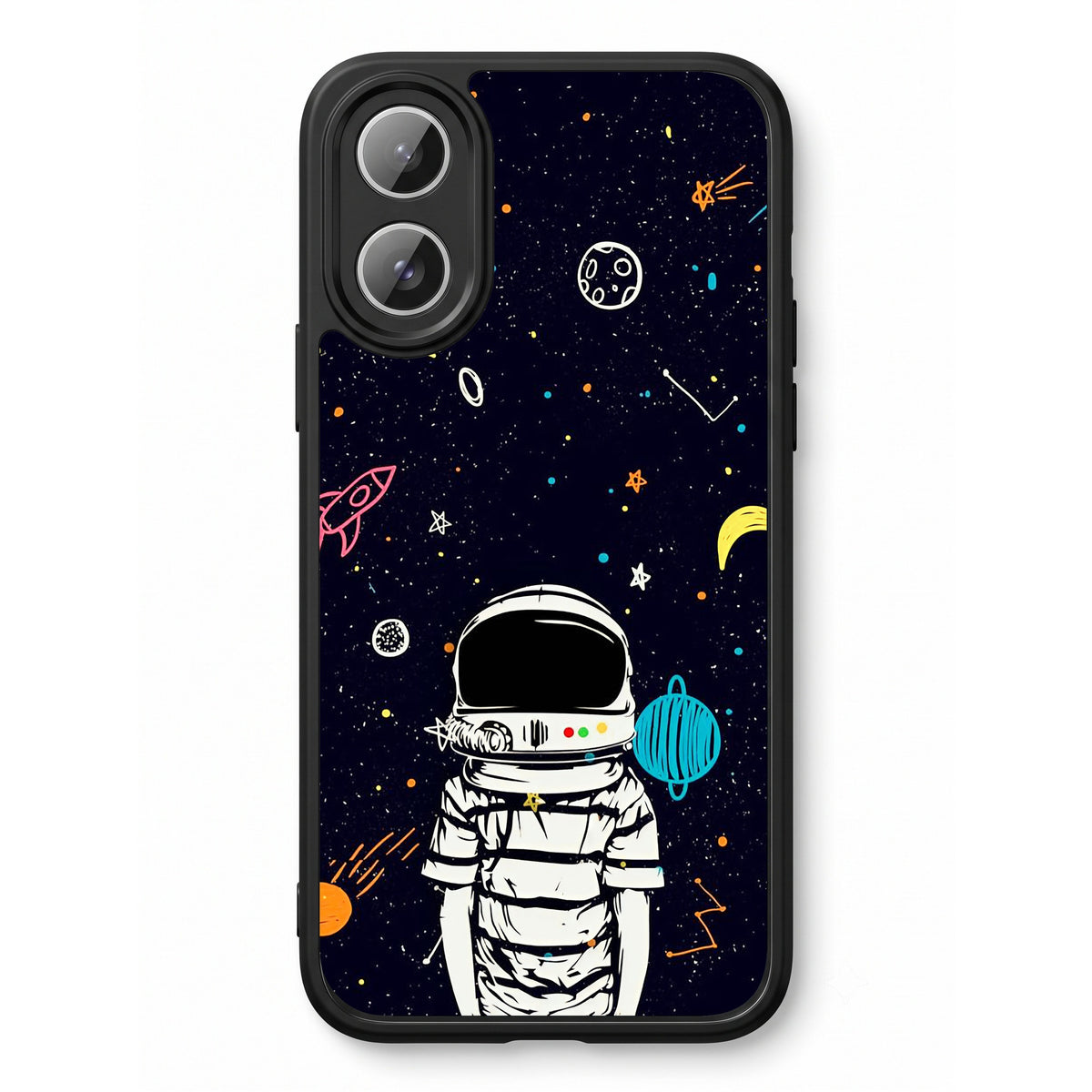 Space Boy printed Doyers case, alternate view