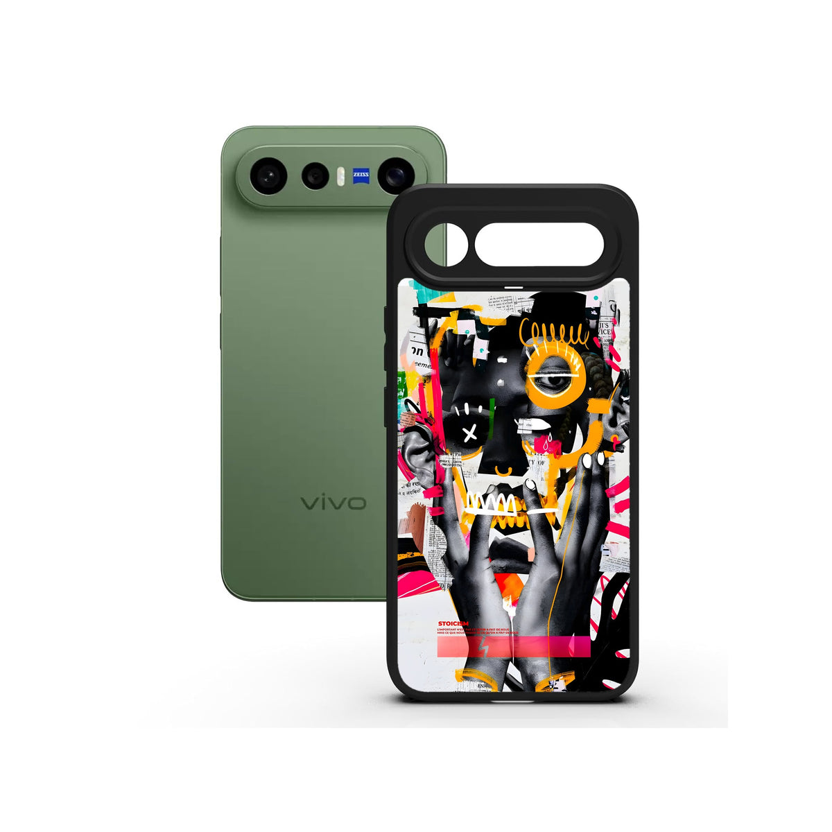 Stoicism printed Doyers case, alternate view