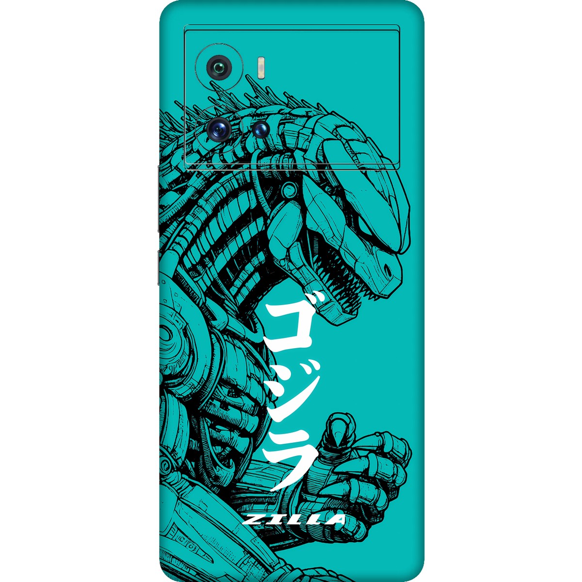 Zilla limited edition skin on vivo iqoo 9 pro