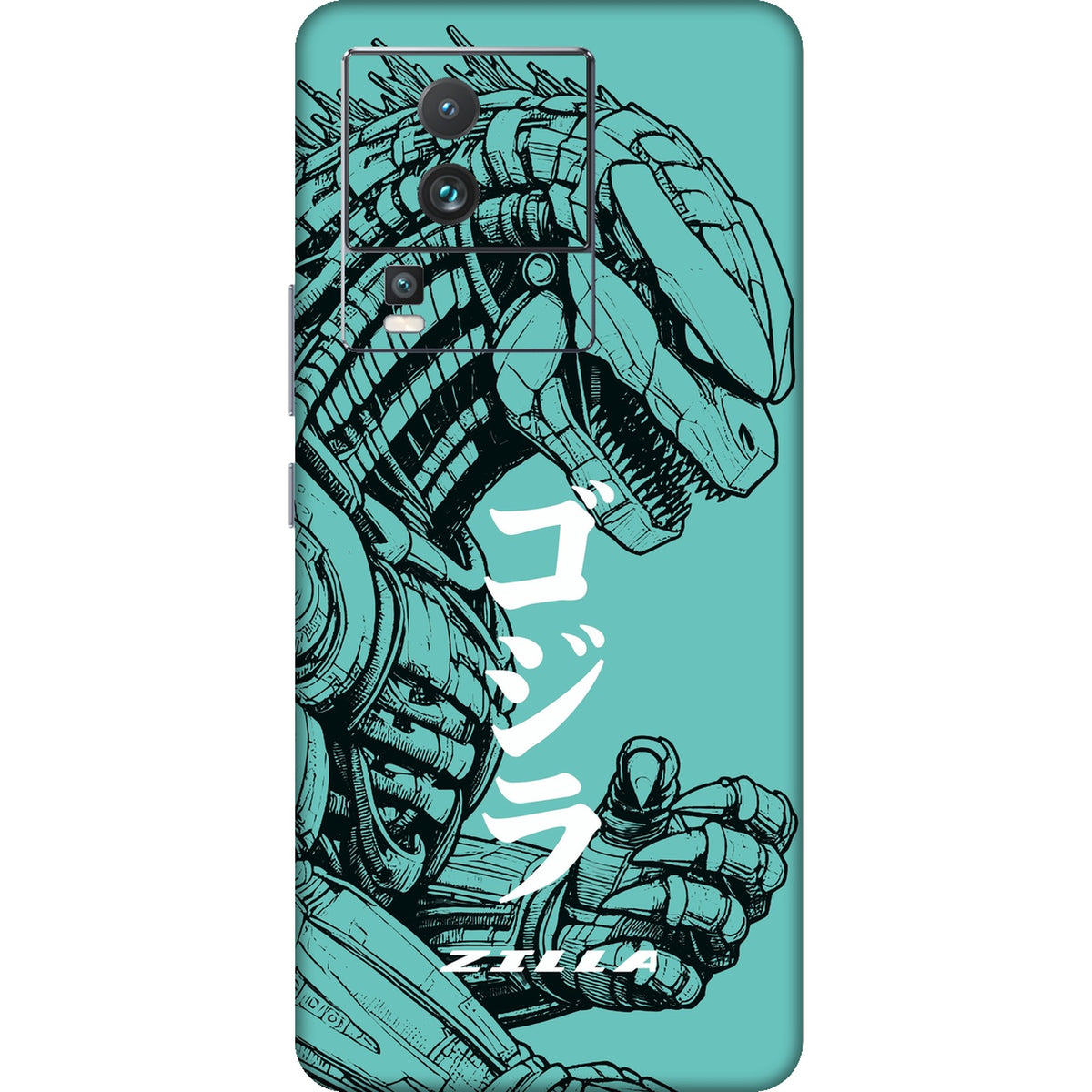 Zilla skin on Vivo IQOO Neo 7 by Decalz - Kongzilla limited edition
