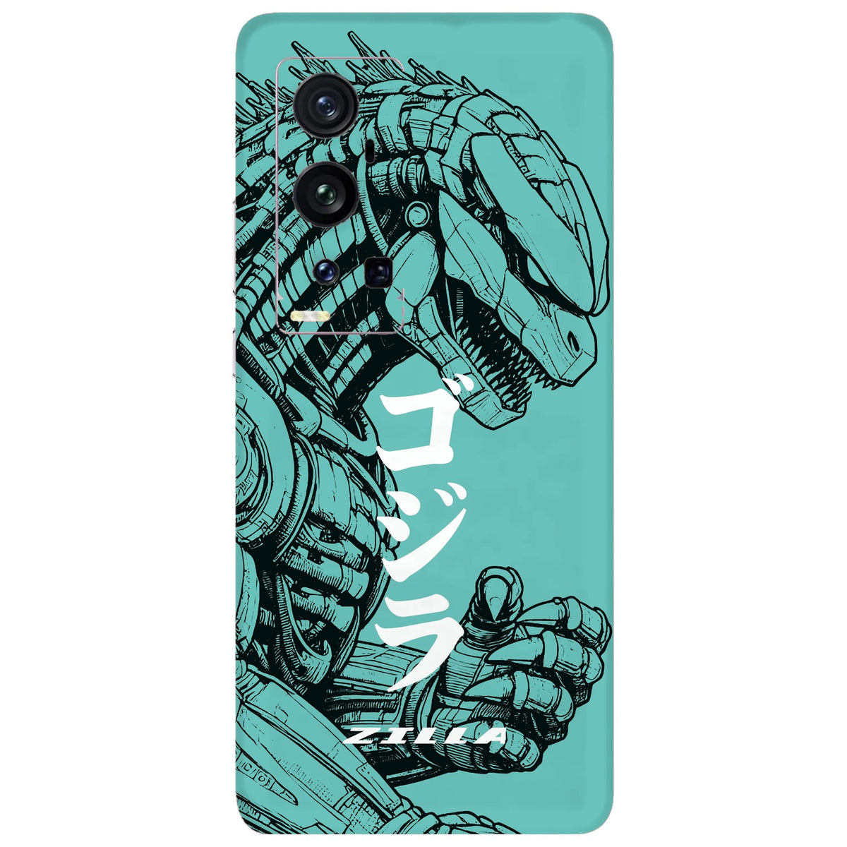 Zilla skin on Vivo X60 Pro Plus by Decalz - Kongzilla limited edition