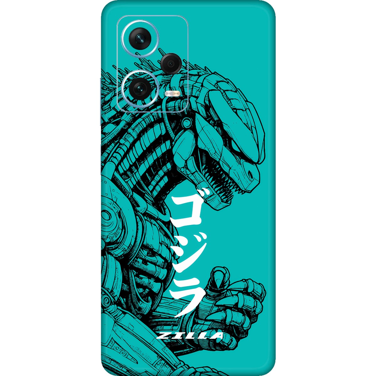Zilla limited edition skin on xiaomi redmi note 12 pro plus